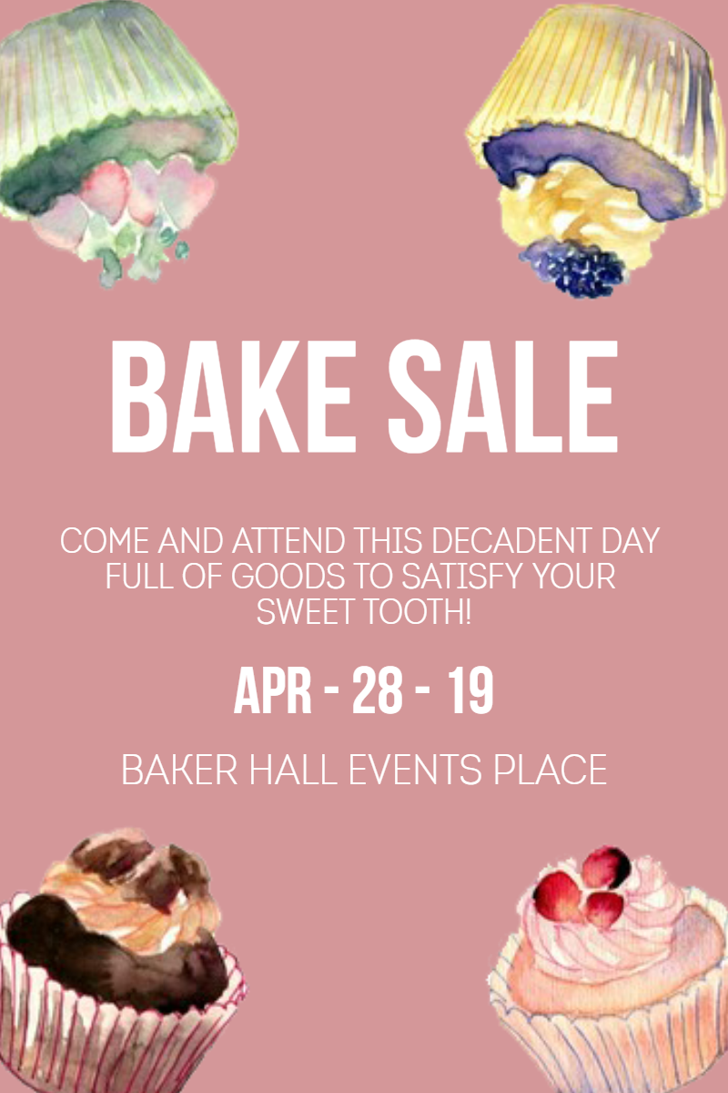 bake sale #business #templates Design  Template 