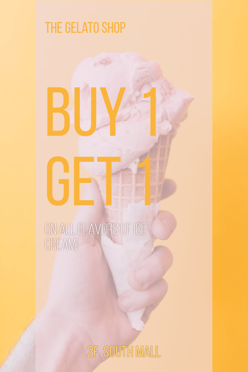 Gelato shop #gelato #icecream #shop Design  Template 