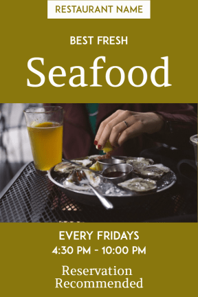 Seafood restaurant  #restaurant #seafood #fish #template #business