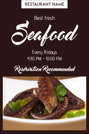 Seafood restaurant  #restaurant #seafood #fish #template #business