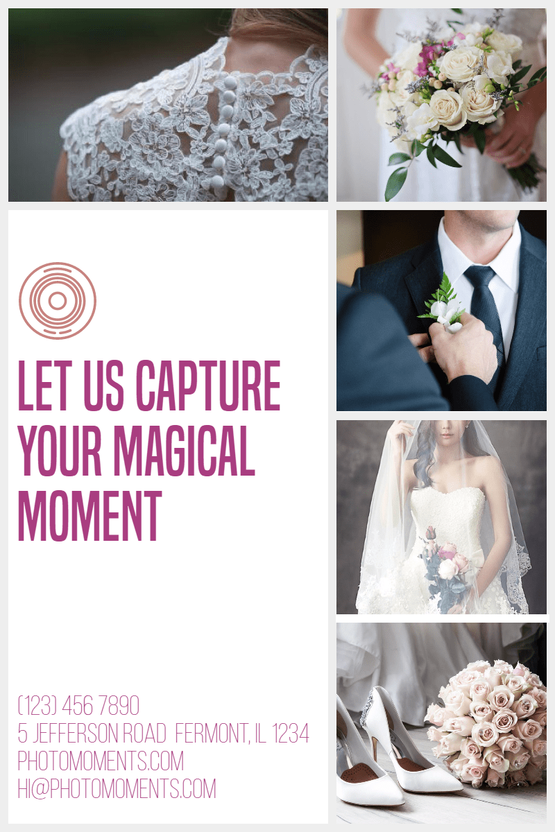 Wedding Photography #wedding Design  Template 