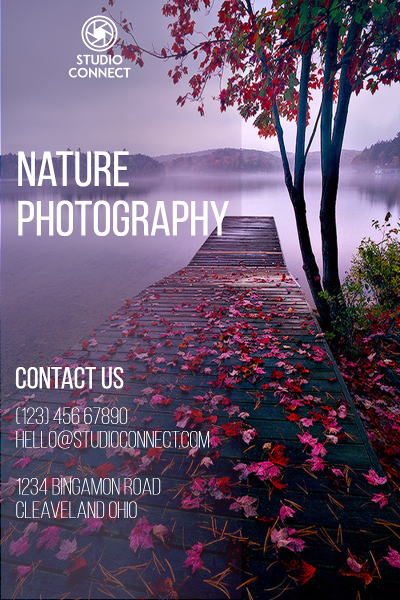 Photography Studio #studio #nature Design  Template 