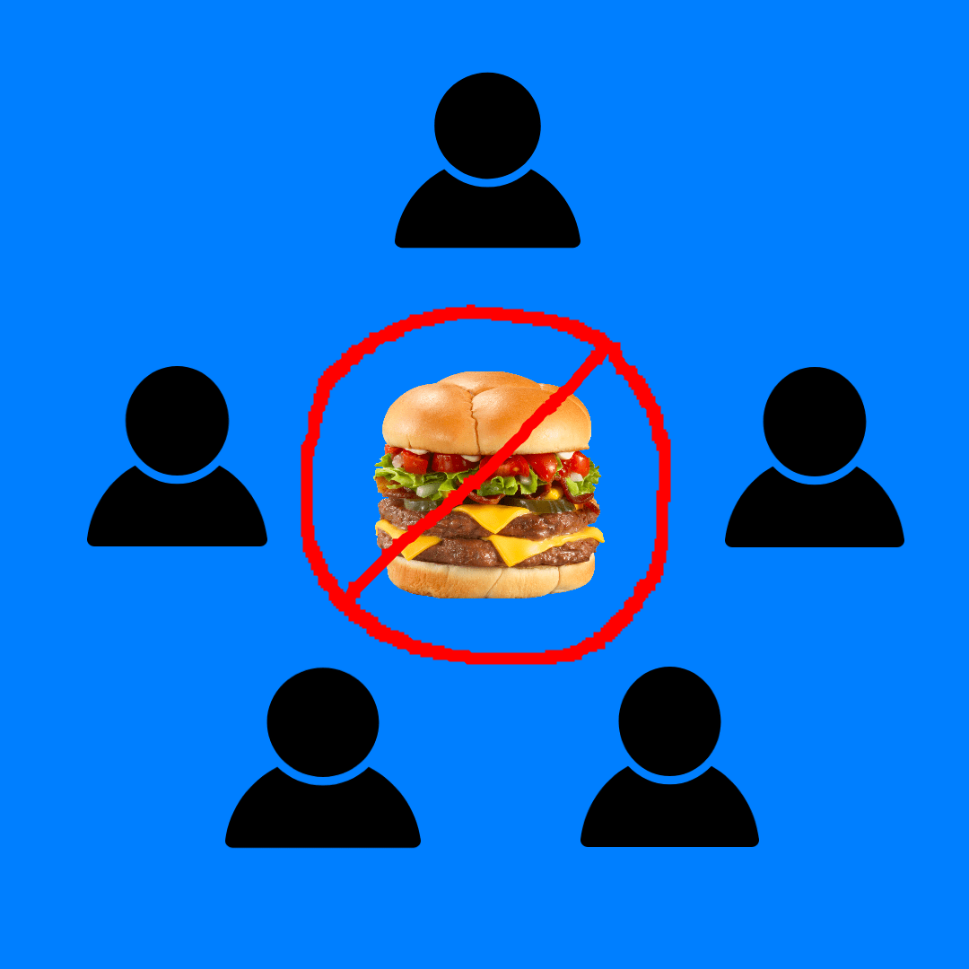Five Guys, Zero Burgers Design 