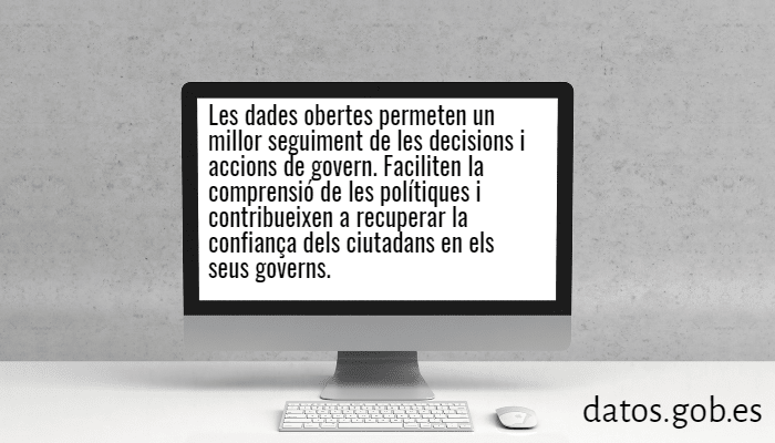 #dadesobertes #governobert Design 