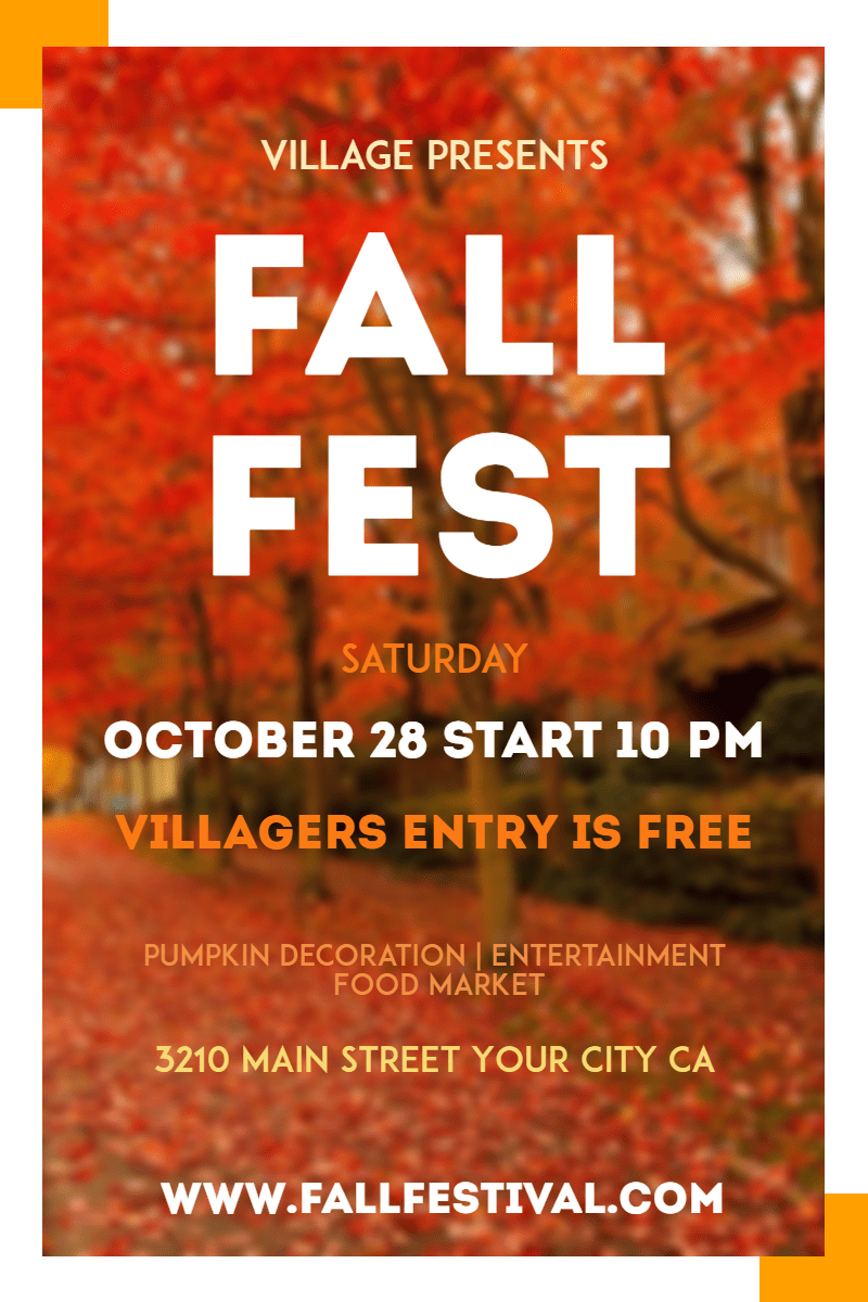 Fall Festival #fall #festival Design  Template 