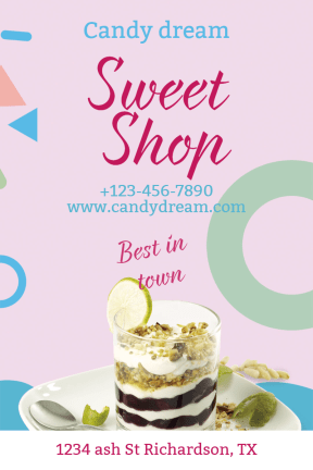 Candy Shop #candy #sweet #shop #business #chocolate #poster