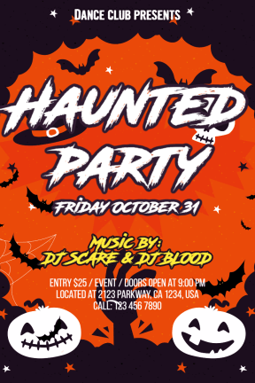 Halloween party #invitation #halloween #party #dance #fun #haunted