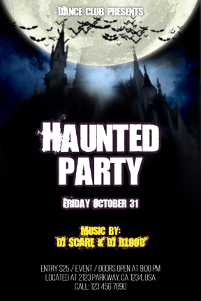 Halloween party #invitation #halloween #party #dance #fun #haunted