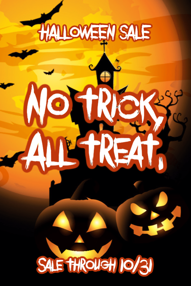 Halloween Sale #sale #poster Design  Template 