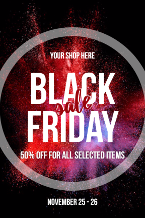 Black Friday #black friday #sale #black #poster #template #store