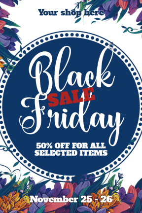Black Friday #black friday #sale #black #poster #template #store