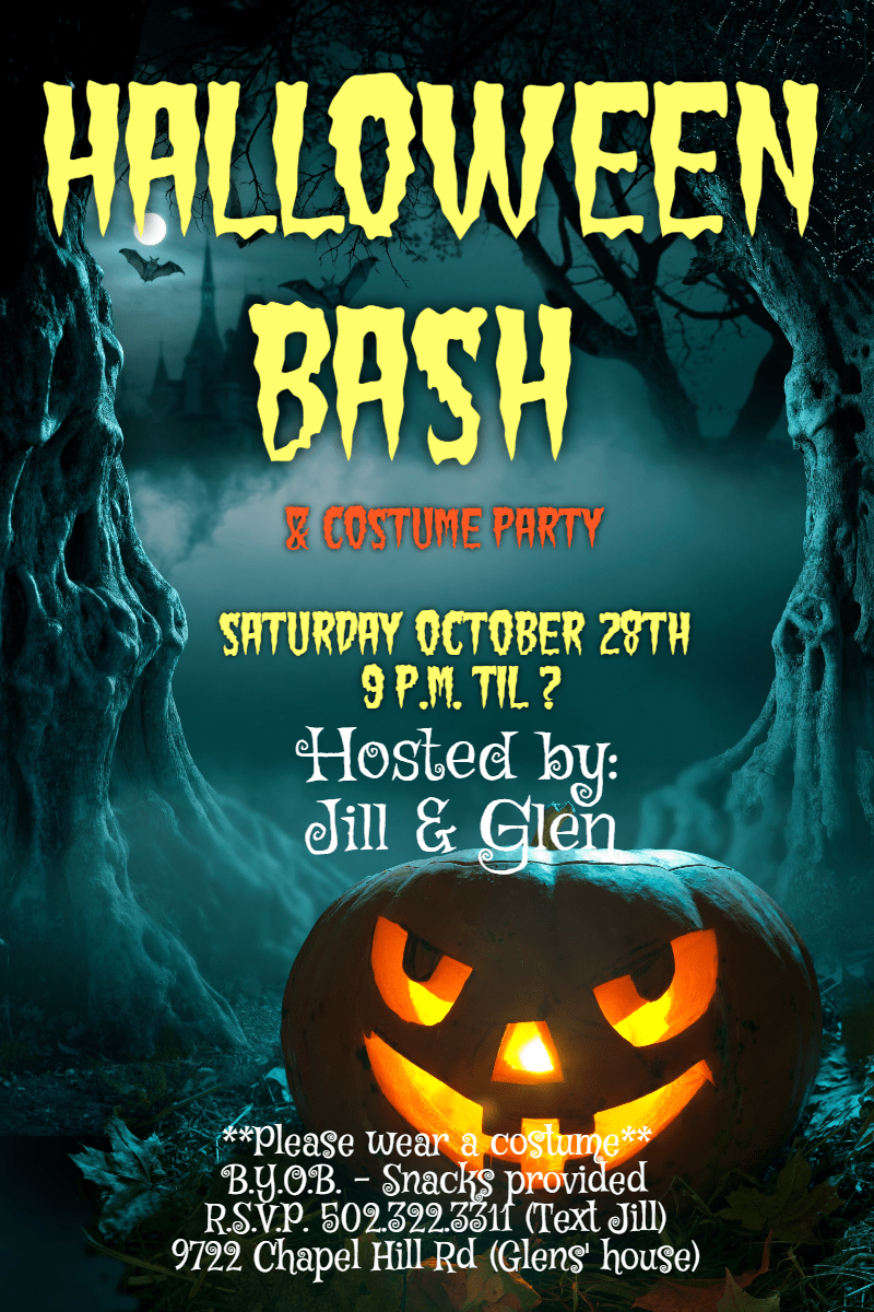 Halloween party #invitation Design 
