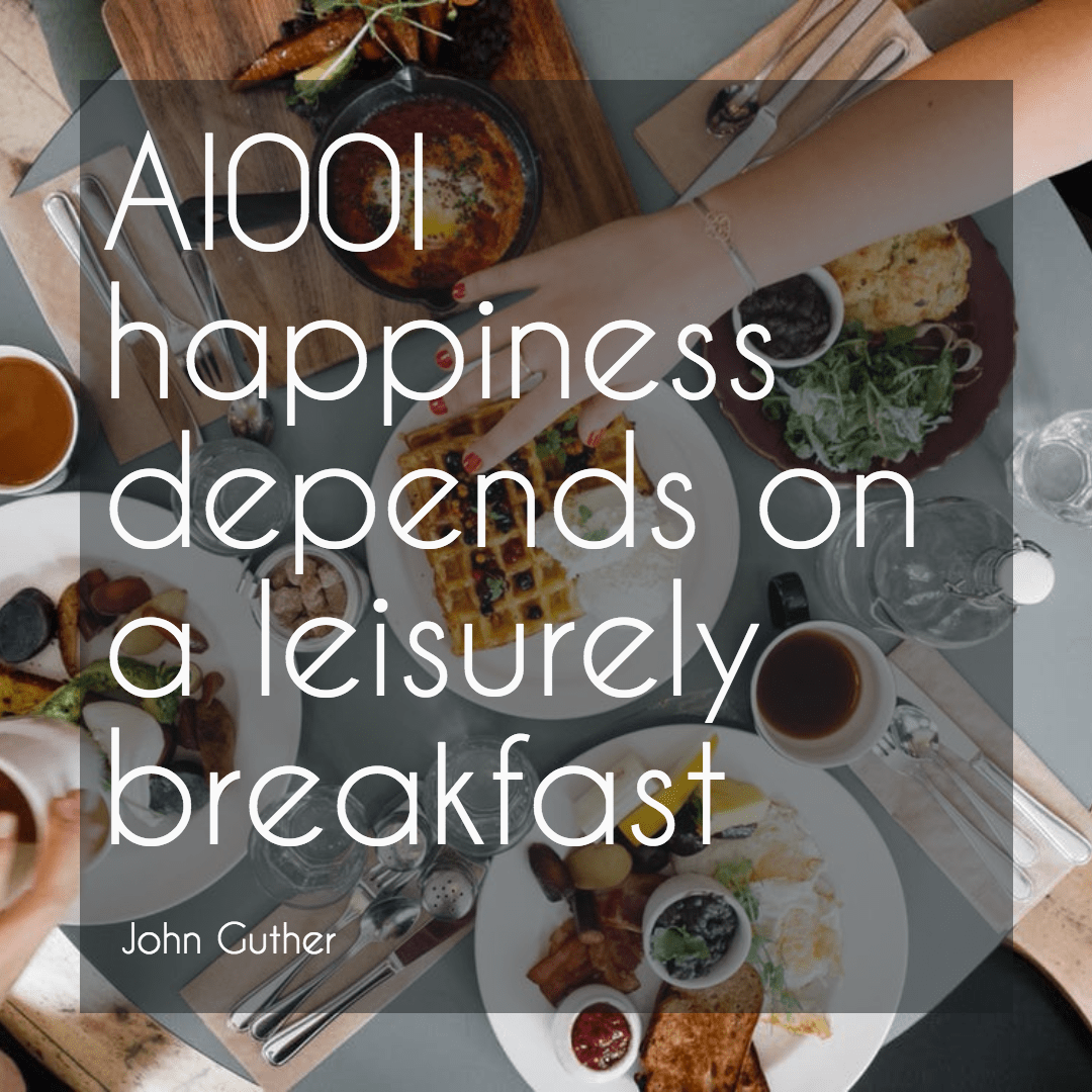 #food #breakfast #happiness #quote Design 