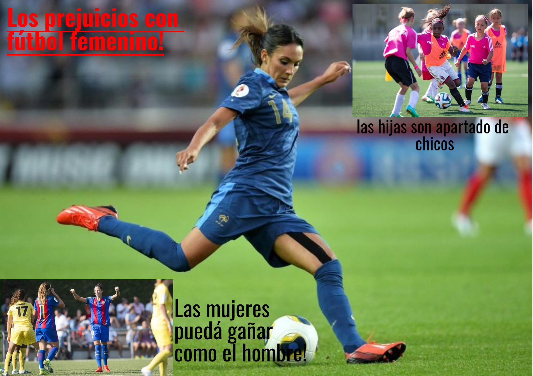 el futbol feminino Design 