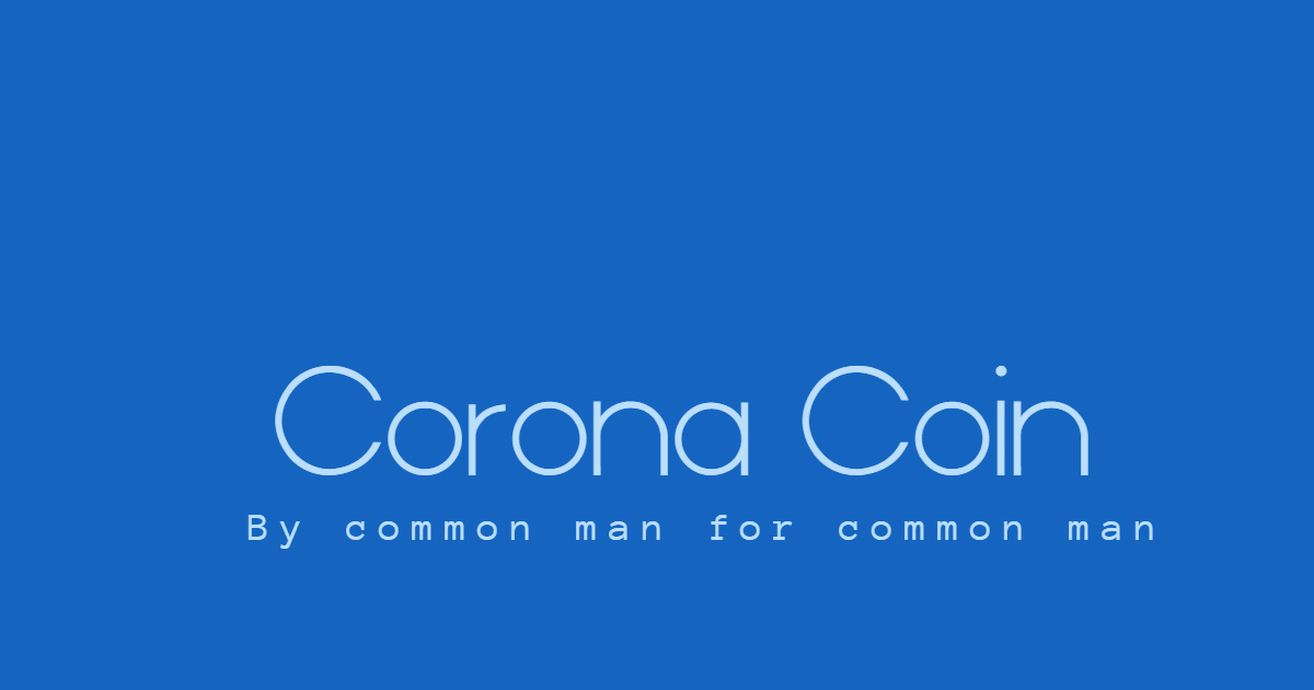 #Corona coin Design 
