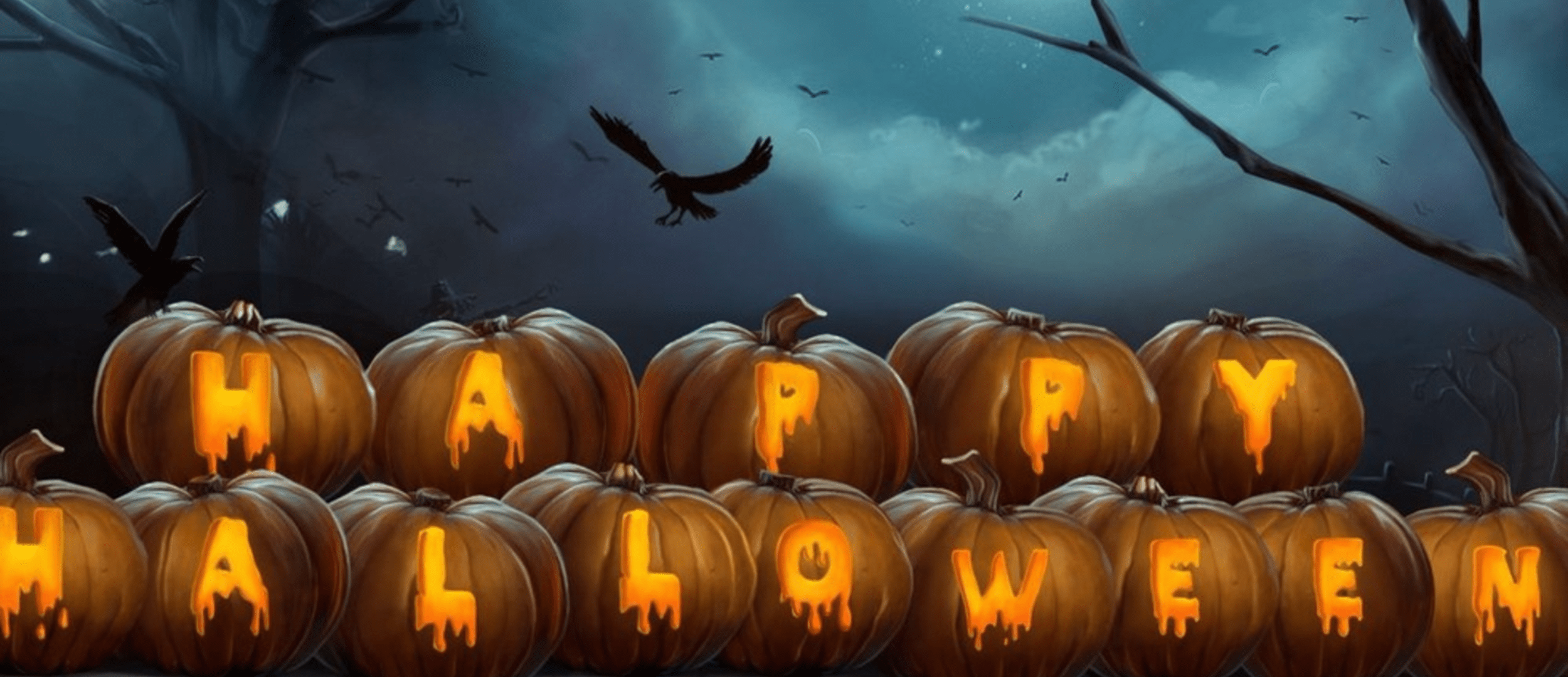 Happy Halloween Sign Design 