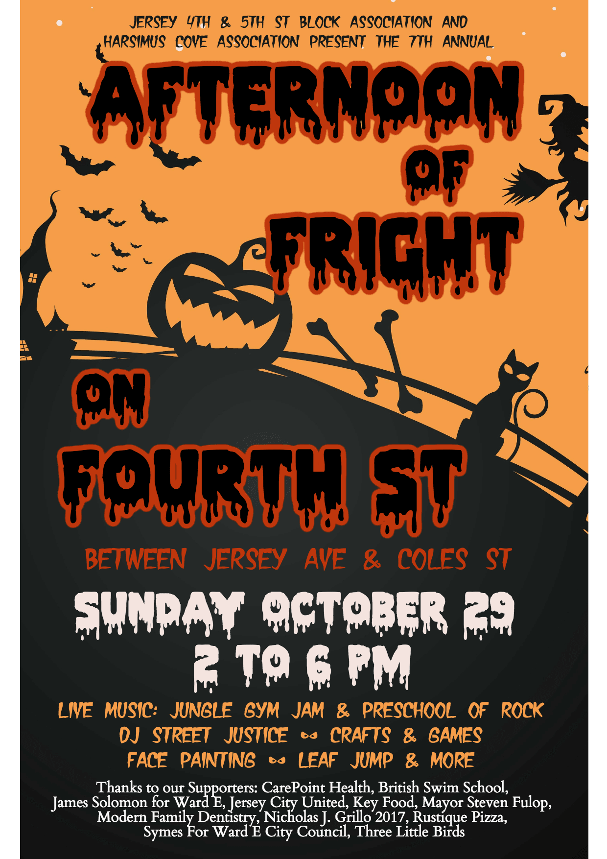 Afternoon of Fright on Fourth Street Design 