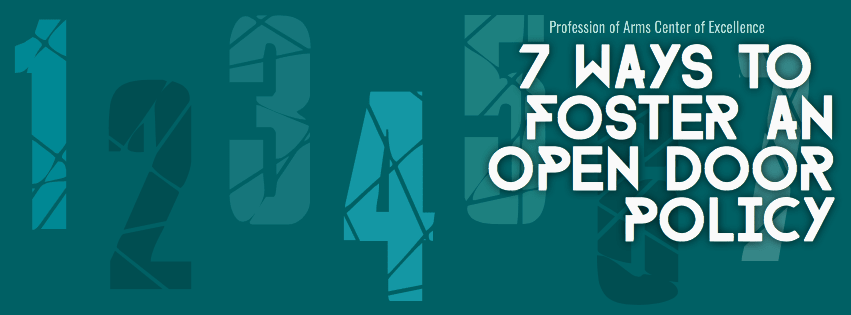 7 Ways to Foster An Open Door Policy Design 