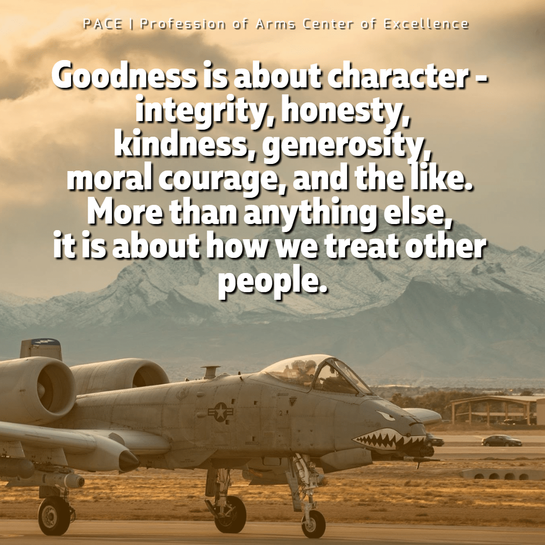 Goodness is about Design 