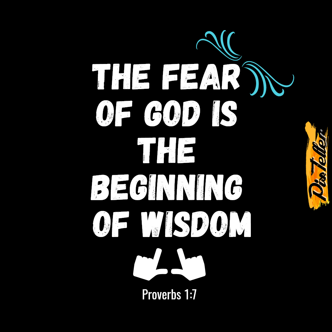 Proverbs 1:7 Design 