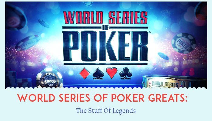World Series Of Poker Greats F2 Design 