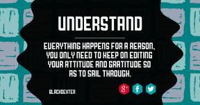 Quote Card Design - #Quote #Saying #Wording #aqua #sign #product #scalloped #font #edges