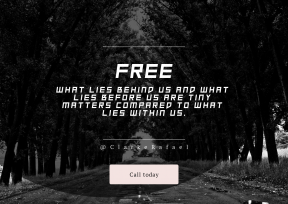 Quote Layout for Print - #Saying #Quote #CallToAction #Wording #black #silhouette #shape #symmetrical #squares #tree #and #nature