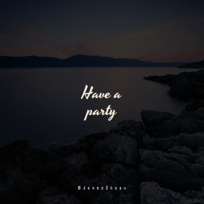 Square design layout - #Saying #Quote #Wording #loch #coast #sky #lake #calm #horizon #shore #rock #sea #dawn