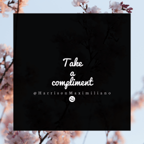 Square design layout - #Saying #Quote #Wording #Spring #twig #plant #against #clear #spring #pink