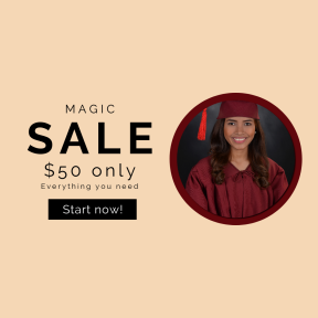 Image design template for sales - #banner #businnes #sales #CallToAction #salesbanner #school #red #burgandy #portrait #female