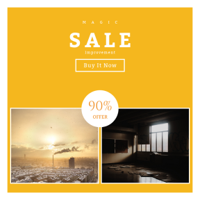 Image design template for sales - #banner #businnes #sales #CallToAction #salesbanner #issues #industrial #urban #industry #roof #sunset #cityscape #exploration #smoke