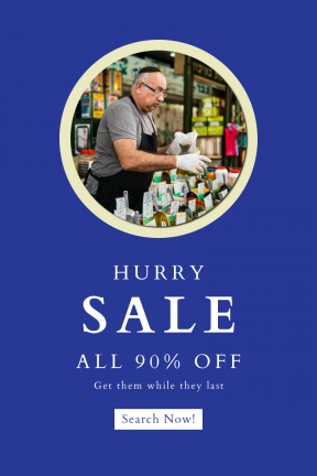 Portrait design template for sales - #banner #businnes #sales #CallToAction #salesbanner #circular #man #adding #person #stall #carmel #price