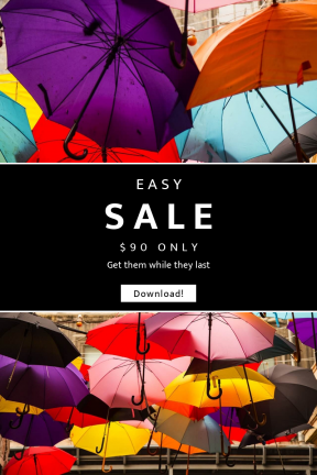 Portrait design template for sales - #banner #businnes #sales #CallToAction #salesbanner #umbrella #vacation #accessory #fashion #leisure