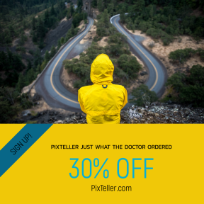 Image design template for sales - #banner #businnes #sales #CallToAction #salesbanner #leadership #road #outdoor #rock #winding #woman #turn #loneliness #wind #human