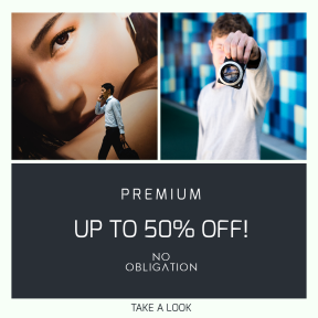 Image design template for sales - #banner #businnes #sales #CallToAction #salesbanner #professional #product #talking #woman #man