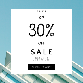Image design template for sales - #banner #businnes #sales #CallToAction #salesbanner #white #glass #aarhus #abstract #home #apartment #city #construction #modern