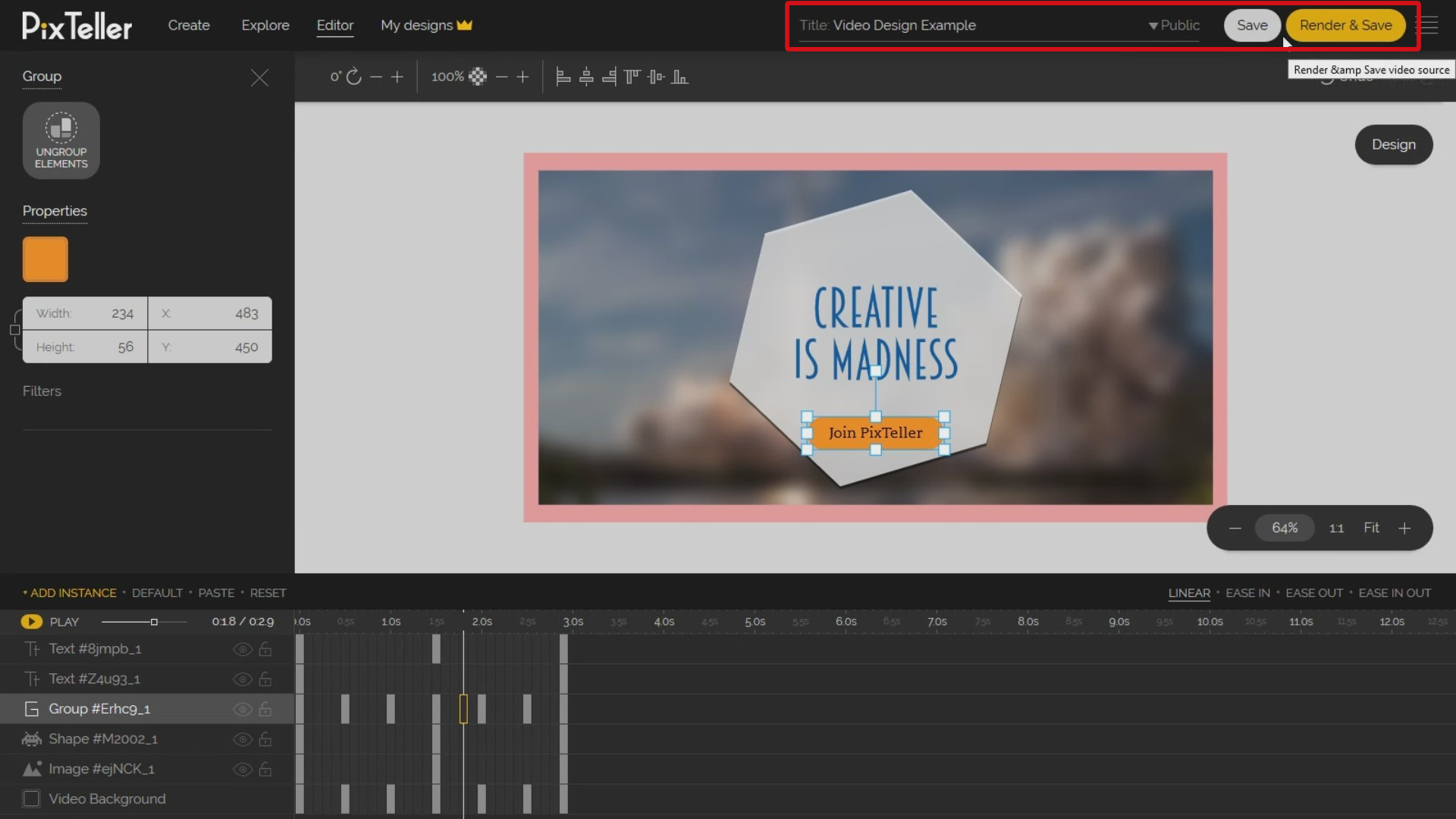 Free Animation Maker: Create Animations with PixTeller
