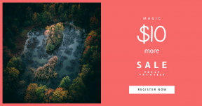 Card design template for sales - #banner #businnes #sales #CallToAction #salesbanner #tree #forest #birdseye #autumn #droneshot #water #aerial #drone #colorful #lake