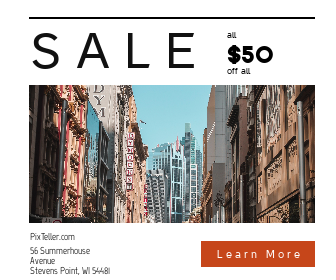 Square Large Web Banner Template For Image Customize It Cycling Sydney Georgesstreet Tower Urban