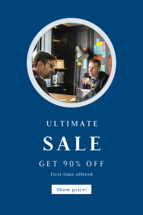 Portrait design template for sales - #banner #businnes #sales #CallToAction #salesbanner #coffee #marketing #network #note #businessman #presentation #business