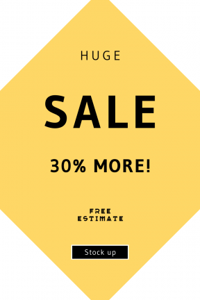 Portrait design template for sales - #banner #businnes #sales #CallToAction #salesbanner