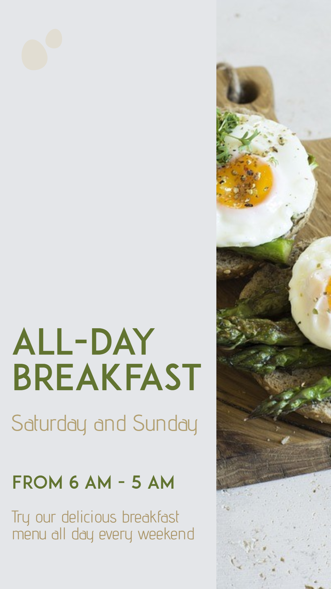 All day breakfast #business Animation  Template 