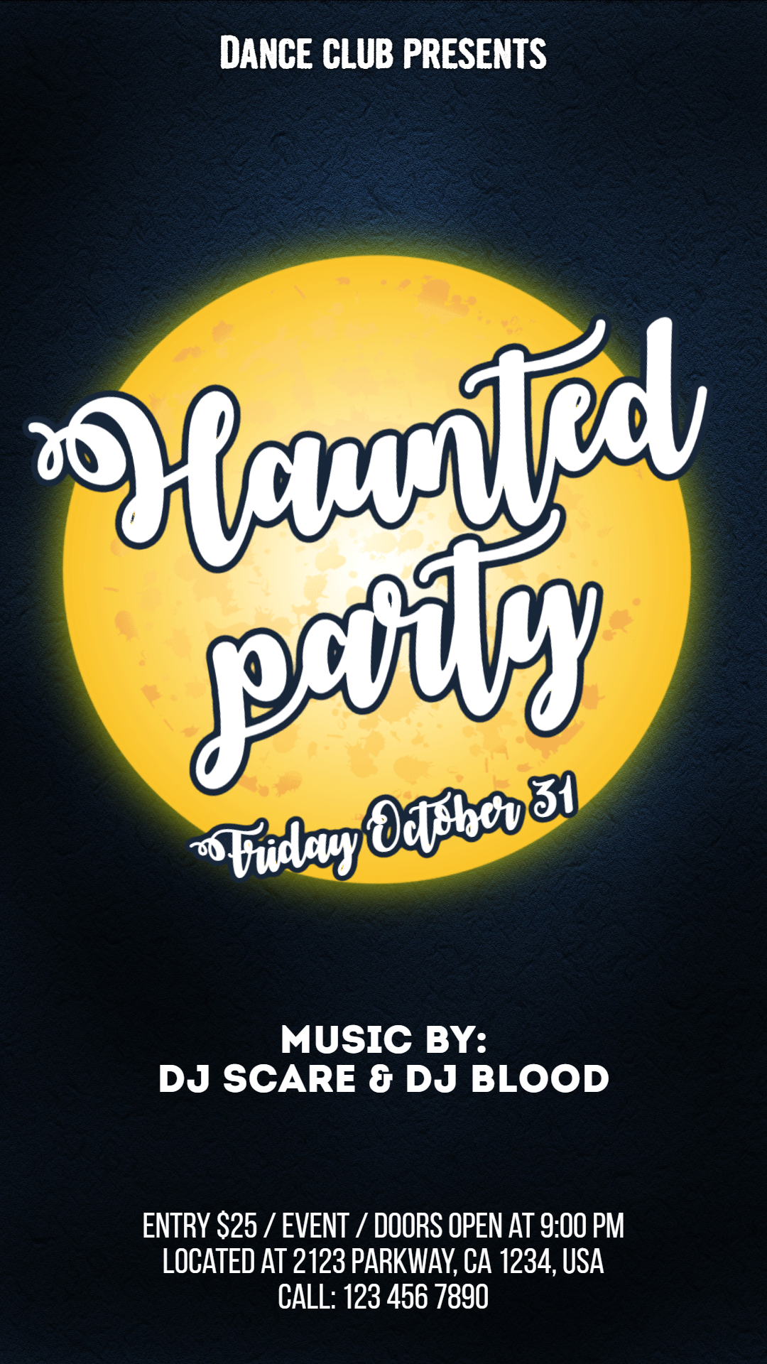 Halloween party #invitation Design  Template 