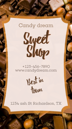 Candy Shop #candy #sweet #shop #business #chocolate #poster