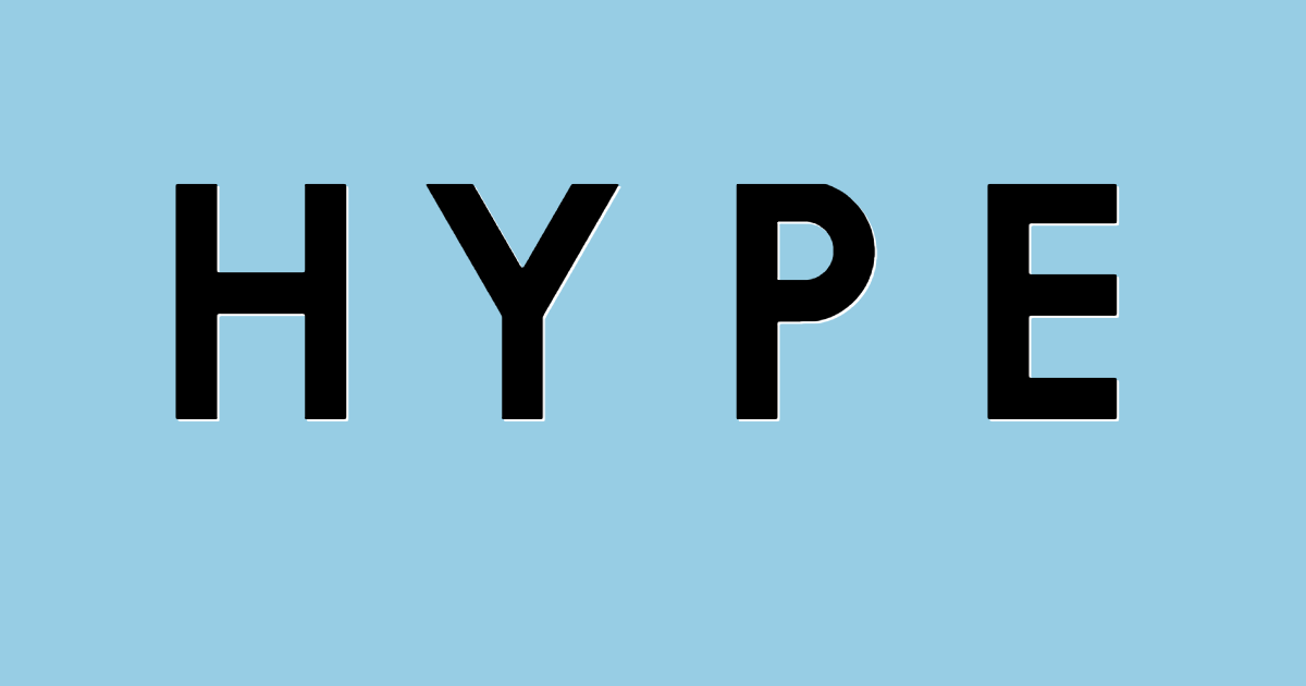Hype font template