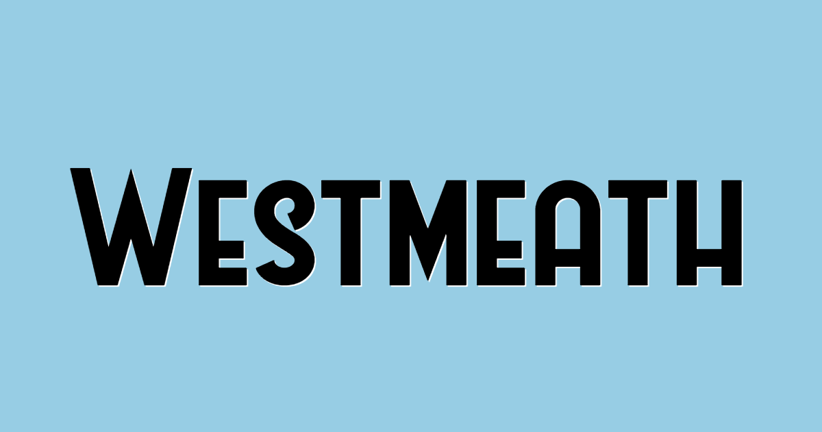 Westmeath font template