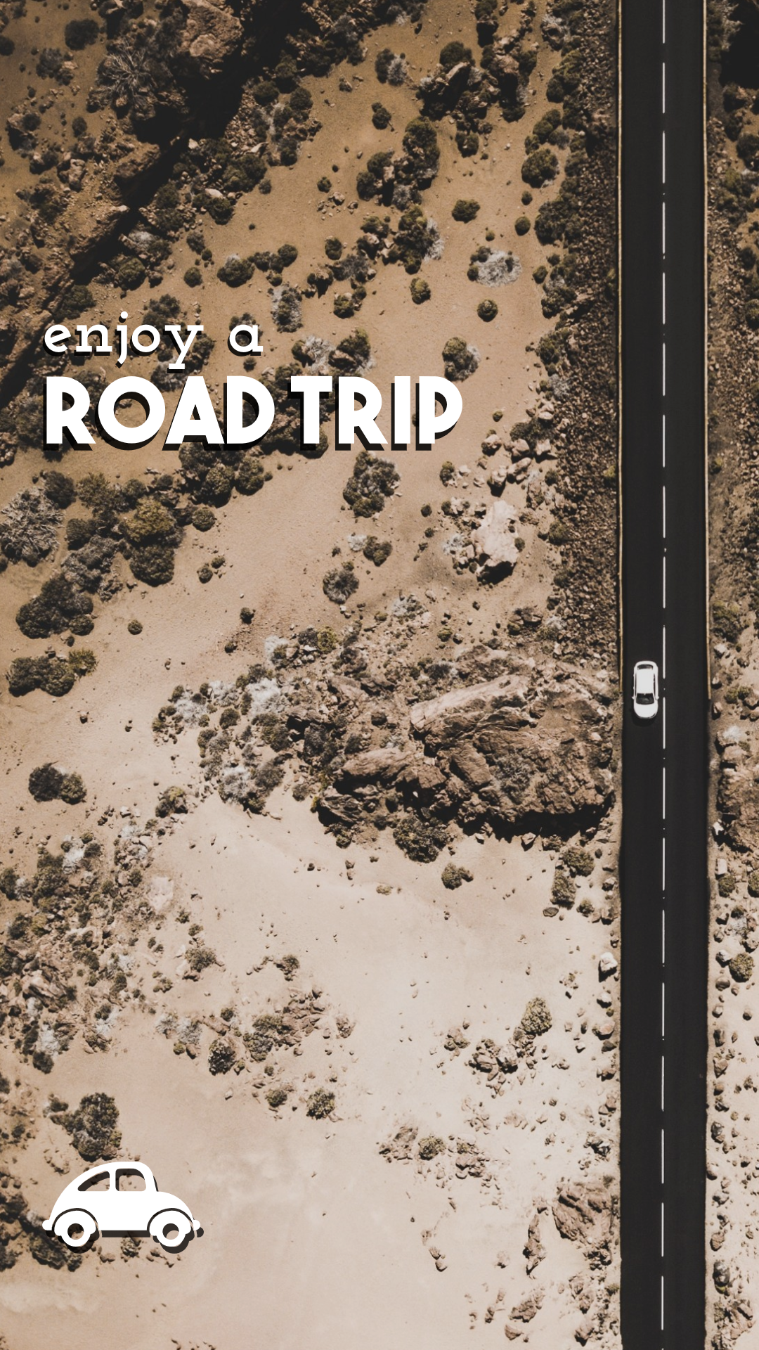 Enjoy a Road Trip #quote #poster Design  Template 