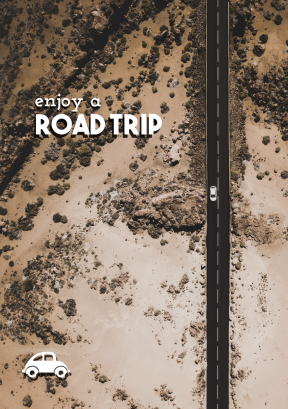 Enjoy a Road Trip #quote #poster