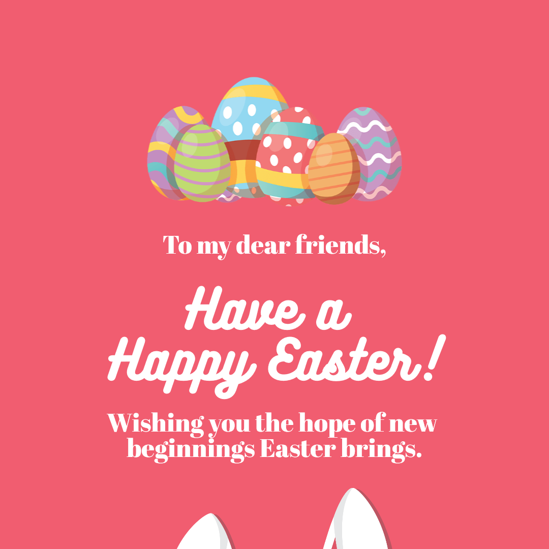Happy Easter Design Template - Animation Template - #1579799