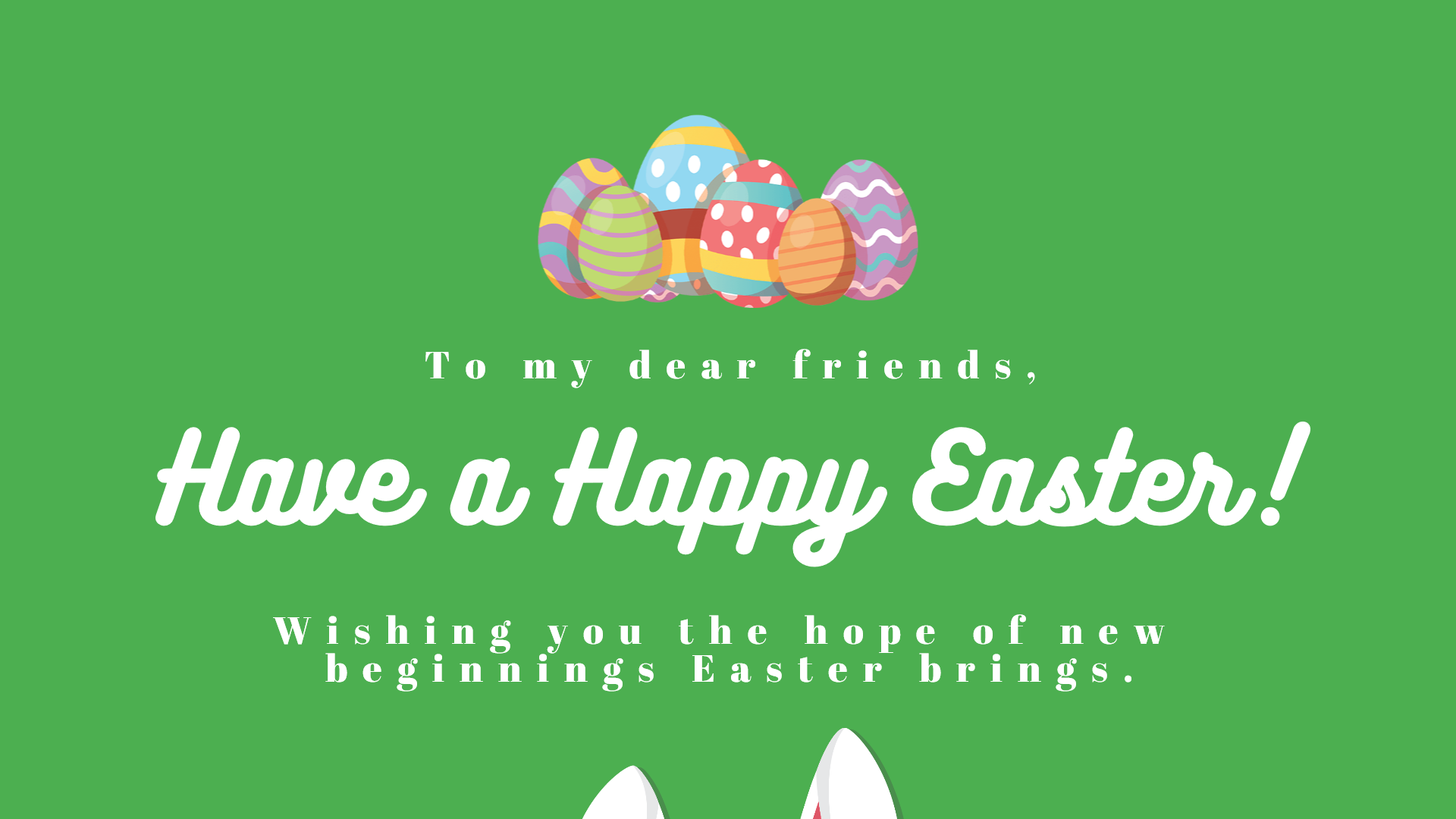 Happy Easter Design Template - Animation  Template 